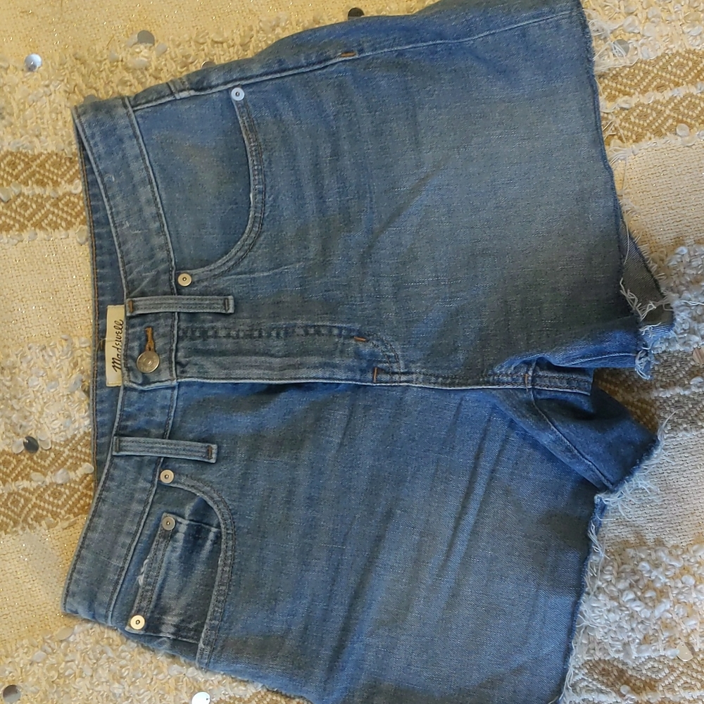 Madewell Curvy High Rise Denim Shorts